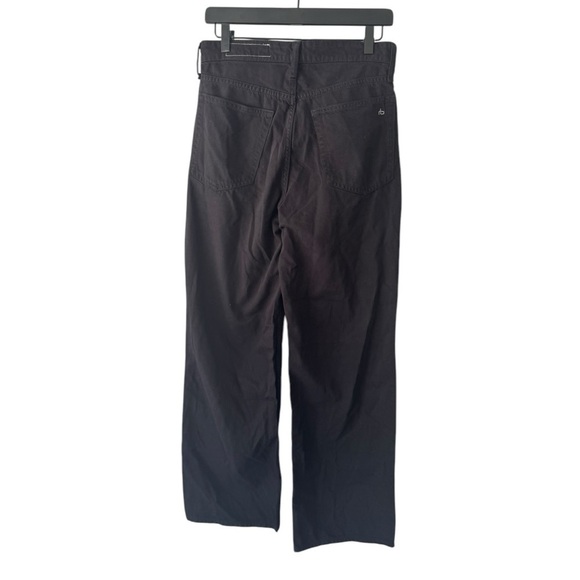 New! rag & bone Lori Mid-rise Wide Leg Pants - Picture 5 of 9